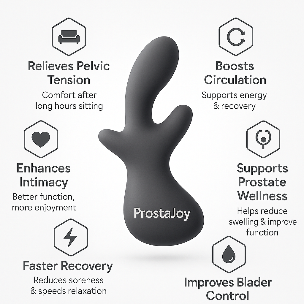 ProstaJoy™ Unisex Prostate & Anal Vibrator – Perineum & P-Spot Stimulator
