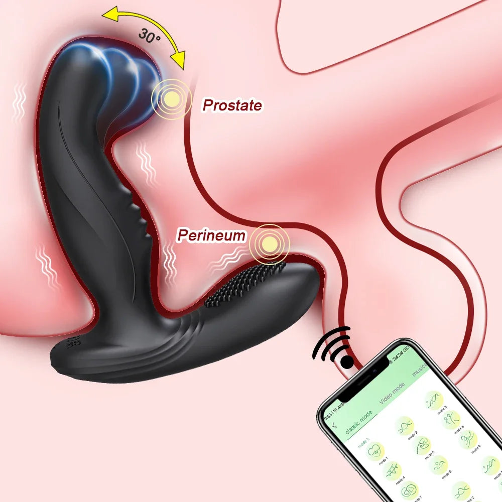ProstaJoy™ Unisex Prostate & Anal Vibrator – Perineum & P-Spot Stimulator