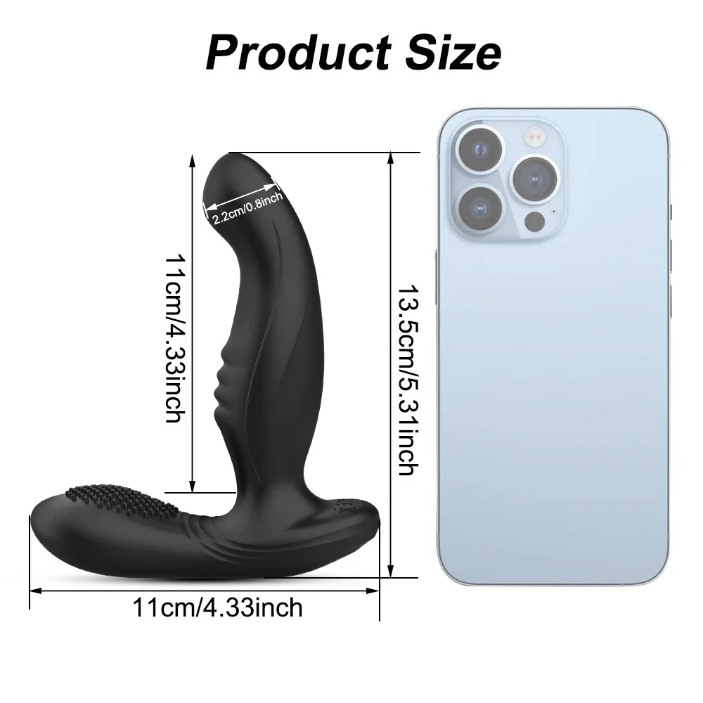 ProstaJoy™ Unisex Prostate & Anal Vibrator – Perineum & P-Spot Stimulator