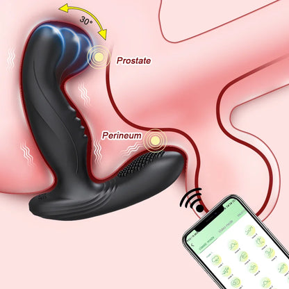 ProstaJoy™ Unisex Prostate & Anal Vibrator – Perineum & P-Spot Stimulator