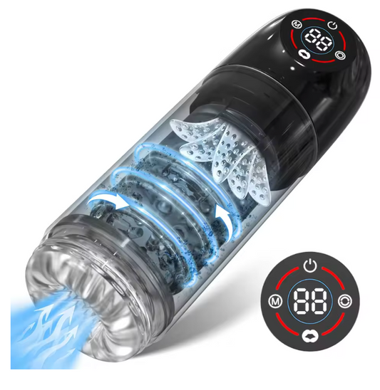 Automatic Male Masturbator – Hands-Free Electric Stroker with Suction and Vibration